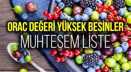 Antioksidan Deposu Yiyecekler